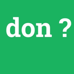 don foto galeri