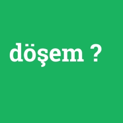 döşem