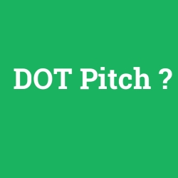 DOT Pitch foto galeri