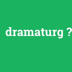 dramaturg