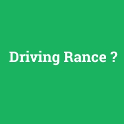 Driving Rance