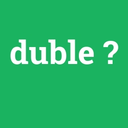 duble