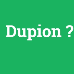 Dupion foto galeri