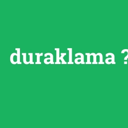 duraklama foto galeri