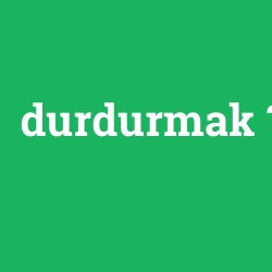 durdurmak foto galeri
