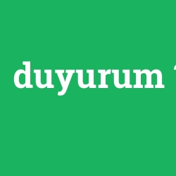 duyurum