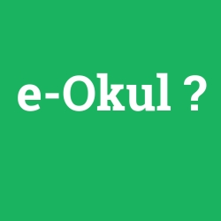 e-Okul foto galeri