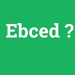 Ebced foto galeri