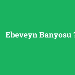 Ebeveyn Banyosu foto galeri