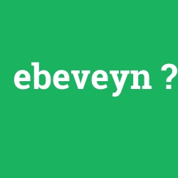 ebeveyn