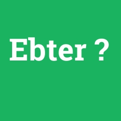 Ebter foto galeri