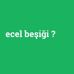 ecel beşiği foto galeri