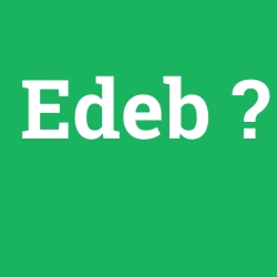 Edeb