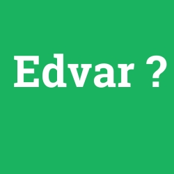 Edvar foto galeri