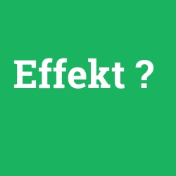 Effekt foto galeri