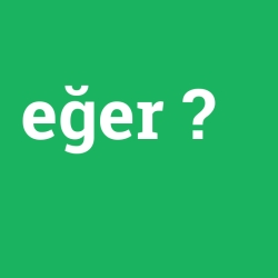 eğer