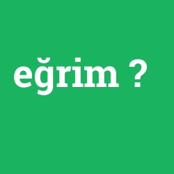 eğrim