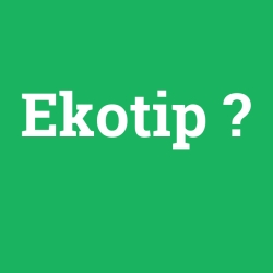 Ekotip