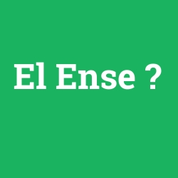 El Ense