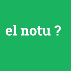 el notu