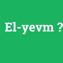 El-yevm