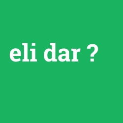 eli dar foto galeri