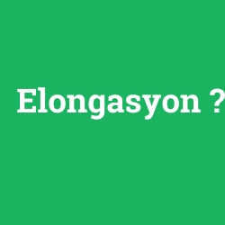 Elongasyon