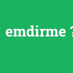 emdirme