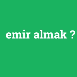 emir almak