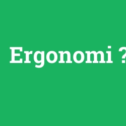 Ergonomi foto galeri
