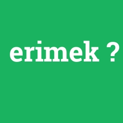 erimek foto galeri