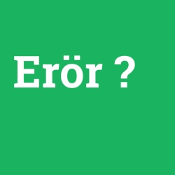 Erör