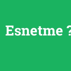 Esnetme