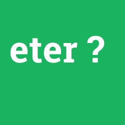 eter foto galeri