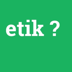 etik