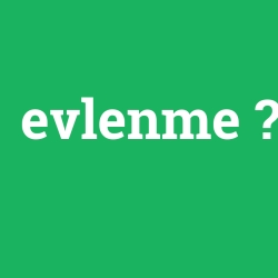 evlenme