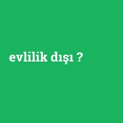 evlilik dışı