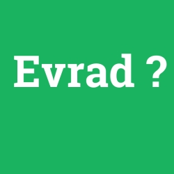 Evrad foto galeri