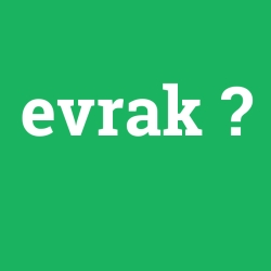 evrak