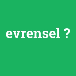 evrensel