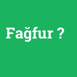 Fağfur