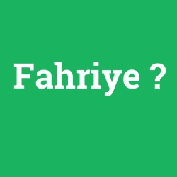 Fahriye foto galeri