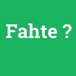 Fahte