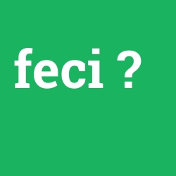 feci foto galeri