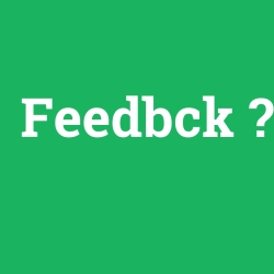 Feedbck foto galeri