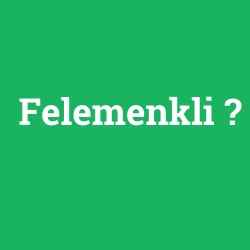 Felemenkli foto galeri