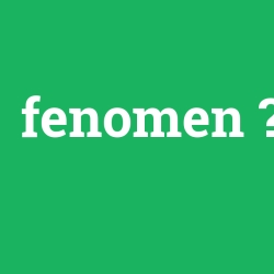 fenomen