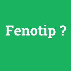 Fenotip
