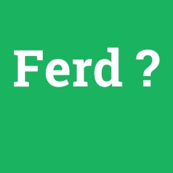Ferd