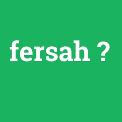fersah